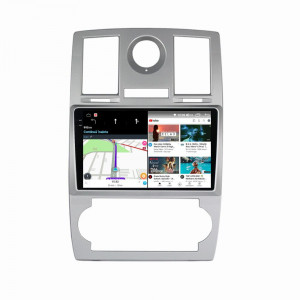 Navigatie dedicata cu Android Chrysler 300C 2004 - 2010, 8GB RAM, Radio GPS Dual Zone, Display 2K QLED 9.5" Touchscreen, Internet Wi-Fi si slot SIM 4G, Bluetooth, MirrorLink, USB, Waze 111372