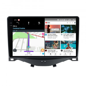 Navigatie dedicata cu Android Citroen C1 II 2014 - 2022, 8GB RAM, Radio GPS Dual Zone, Display 2K QLED 9.5" Touchscreen, Internet Wi-Fi si slot SIM 4G, Bluetooth, MirrorLink, USB, Waze 111752
