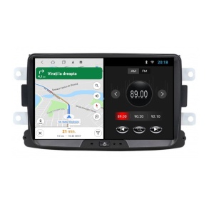Navigatie dedicata cu Android Dacia Dokker dupa 2012, 4GB RAM, Radio GPS Dual Zone, Display HD IPS 8'' Touchscreen, Internet Wi-Fi si slot SIM 4G, Bluetooth, MirrorLink, USB 100007932
