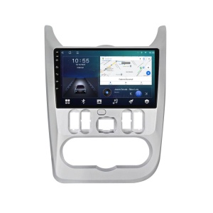 Navigatie dedicata cu Android Dacia Logan I 2008 - 2013, 2GB RAM, Radio GPS Dual Zone, Display HD QLED 9" Touchscreen, Internet Wi-Fi si slot SIM 4G, Bluetooth, MirrorLink, USB