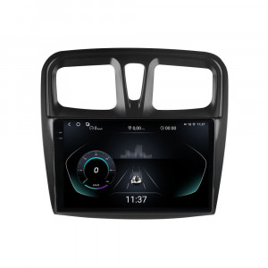 Navigatie dedicata cu Android Dacia Logan II 2012 - 2020, 12GB RAM, Radio GPS Dual Zone, Display 2K QLED 10.36" Touchscreen, Internet Wi-Fi si slot SIM 4G, Bluetooth, MirrorLink, USB, Waze 95592
