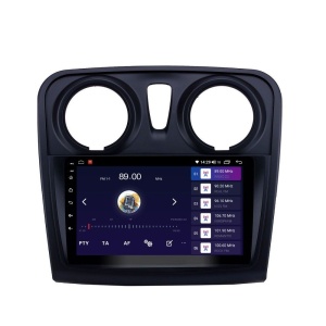 Navigatie dedicata cu Android Dacia Sandero II 2012 - 2020, 2GB RAM, Radio GPS Dual Zone, Display HD QLED 9" Touchscreen, Internet Wi-Fi si slot SIM 4G, Bluetooth, MirrorLink, USB 100255122