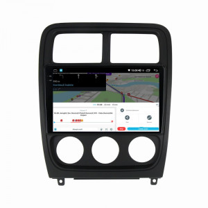 Navigatie dedicata cu Android Dodge Caliber 2010 - 2012, 8GB RAM, Radio GPS Dual Zone, Display 2K QLED 9.5" Touchscreen, Internet Wi-Fi si slot SIM 4G, Bluetooth, MirrorLink, USB, Waze 112792
