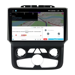 Navigatie dedicata cu Android Dodge RAM 2013 - 2018, clima automata, 4GB RAM, Radio GPS Dual Zone, Display 2K QLED 9.5" Touchscreen, Internet Wi-Fi si slot SIM 4G, Bluetooth, MirrorLink, USB 100007362