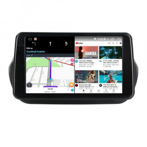 Navigatie dedicata cu Android Fiat Fiorino 2007 - 2021, 8GB RAM, Radio GPS Dual Zone, Display 2K QLED 9.5" Touchscreen, Internet Wi-Fi si slot SIM 4G, Bluetooth, MirrorLink, USB, Waze 110892