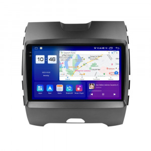 Navigatie dedicata cu Android Ford Edge 2016 - 2021, 4GB RAM, Radio GPS Dual Zone, Display 2K QLED 9.5" Touchscreen, Internet Wi-Fi si slot SIM 4G, Bluetooth, MirrorLink, USB, Waze 104922