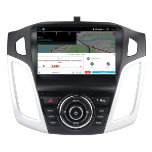 Navigatie dedicata cu Android Ford Focus III 2011 - 2018, 4GB RAM, Radio GPS Dual Zone, Display 2K QLED 9.5" Touchscreen, Internet Wi-Fi si slot SIM 4G, Bluetooth, MirrorLink, USB, Waze 111792