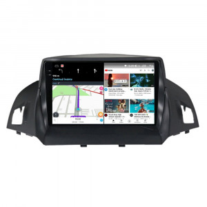 Navigatie dedicata cu Android Ford Kuga II 2012 - 2019, 4GB RAM, Radio GPS Dual Zone, Display 2K QLED 9.5" Touchscreen, Internet Wi-Fi si slot SIM 4G, Bluetooth, MirrorLink, USB, Waze 108422