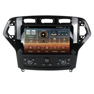 Navigatie dedicata cu Android Ford Mondeo IV 2007 - 2011 cu navigatie originala, 4GB RAM, Radio GPS Dual Zone, Display HD QLED 9" Touchscreen, Internet Wi-Fi si slot SIM 4G, Bluetooth, MirrorLink, USB