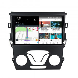 Navigatie dedicata cu Android Ford Mondeo V dupa 2014 fara navigatie originala, 12GB RAM, Radio GPS Dual Zone, Display 2K QLED 9.5" Touchscreen, Internet Wi-Fi si slot SIM 4G, Bluetooth, MirrorLink, USB, Waze 99632
