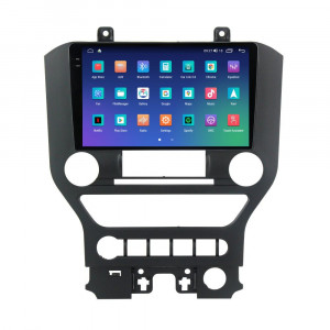Navigatie dedicata cu Android Ford Mustang 2014 - 2021 cu navigatie originala, 4GB RAM, Radio GPS Dual Zone, Display 2K QLED 9.5" Touchscreen, Internet Wi-Fi si slot SIM 4G, Bluetooth, MirrorLink, USB, Waze 109512