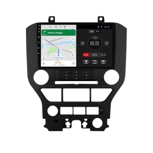 Navigatie dedicata cu Android Ford Mustang 2014 - 2021 fara navigatie originala, 2GB RAM, Radio GPS Dual Zone, Display HD IPS 9" Touchscreen, Internet Wi-Fi, Bluetooth, MirrorLink, USB 100519692