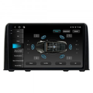 Navigatie dedicata cu Android Honda CR-V V dupa 2018, 12GB RAM, Radio GPS Dual Zone, Display 2K QLED 9.5" Touchscreen, Internet Wi-Fi si slot SIM 4G, Bluetooth, MirrorLink, USB, Waze 98222