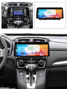 Navigatie dedicata cu Android Honda CR-V V 2017 - 2022, 8GB RAM, Radio GPS Dual Zone, Display QLED 12.3" Touchscreen, Internet Wi-Fi si slot SIM 4G, Bluetooth, MirrorLink, USB 100299492