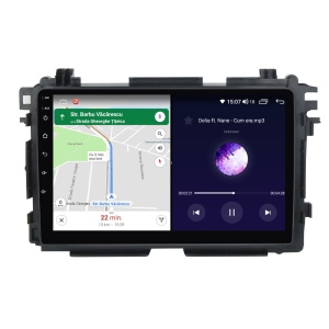 Navigatie dedicata cu Android Honda HR-V 2014 - 2021, 4GB RAM, Radio GPS Dual Zone, Display HD QLED 10" Touchscreen, Internet Wi-Fi si slot SIM 4G, Bluetooth, MirrorLink, USB 100276092