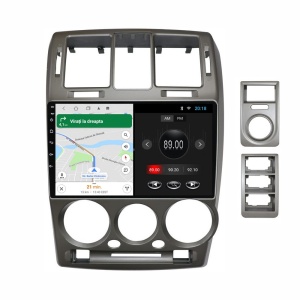 Navigatie dedicata cu Android Hyundai Getz 2001 - 2011, 2GB RAM, Radio GPS Dual Zone, Display HD IPS 9" Touchscreen, Internet Wi-Fi, Bluetooth, MirrorLink, USB 100521342