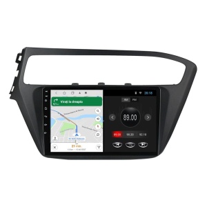 Navigatie dedicata cu Android Hyundai i20 2018 - 2020, 1GB RAM, Radio GPS Dual Zone, Display HD IPS 9" Touchscreen, Internet Wi-Fi, Bluetooth, MirrorLink, USB 100527882