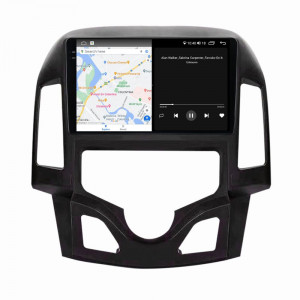 Navigatie dedicata cu Android Hyundai i30 2007 - 2012, clima automata, 8GB RAM, Radio GPS Dual Zone, Display 2K QLED 9.5" Touchscreen, Internet Wi-Fi si slot SIM 4G, Bluetooth, MirrorLink, USB, Waze 106312