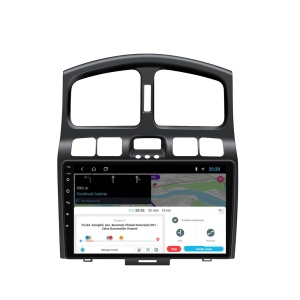 Navigatie dedicata cu Android Hyundai Santa Fe I 2000 - 2006, 1GB RAM, Radio GPS Dual Zone, Display HD IPS 9" Touchscreen, Internet Wi-Fi, Bluetooth, MirrorLink, USB 100529292