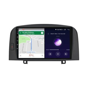 Navigatie dedicata cu Android Hyundai Sonata V 2004 - 2009, 4GB RAM, Radio GPS Dual Zone, Display HD QLED 9" Touchscreen, Internet Wi-Fi si slot SIM 4G, Bluetooth, MirrorLink, USB 100282152