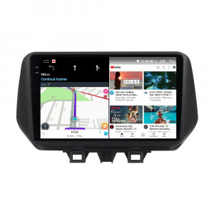 Navigatie dedicata cu Android Hyundai Tucson 2018 - 2020, 8GB RAM, Radio GPS Dual Zone, Display 2K QLED 10.36" Touchscreen, Internet Wi-Fi si slot SIM 4G, Bluetooth, MirrorLink, USB, Waze 110622