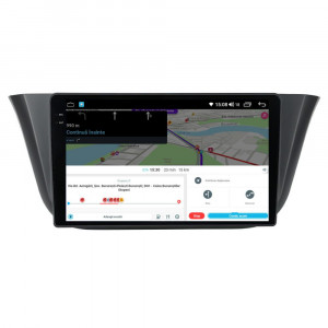Navigatie dedicata cu Android Iveco Daily VI dupa 2014, 4GB RAM, Radio GPS Dual Zone, Display 2K QLED 9.5" Touchscreen, Internet Wi-Fi si slot SIM 4G, Bluetooth, MirrorLink, USB, Waze 112072