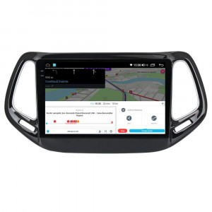 Navigatie dedicata cu Android Jeep Compass II 2016 - 2021, 8GB RAM, Radio GPS Dual Zone, Display 2K QLED 10.36" Touchscreen, Internet Wi-Fi si slot SIM 4G, Bluetooth, MirrorLink, USB, Waze 112812