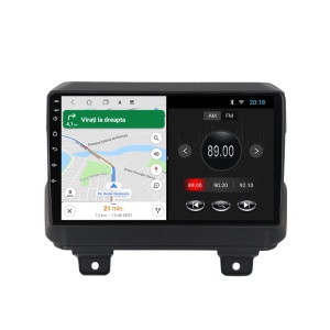 Navigatie dedicata cu Android Jeep Gladiator dupa 2019, 2GB RAM, Radio GPS Dual Zone, Display HD IPS 9" Touchscreen, Internet Wi-Fi, Bluetooth, MirrorLink, USB 100524402