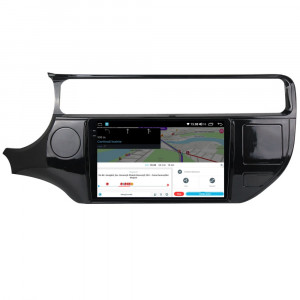 Navigatie dedicata cu Android Kia Rio III 2014 - 2017, 8GB RAM, Radio GPS Dual Zone, Display 2K QLED 9.5" Touchscreen, Internet Wi-Fi si slot SIM 4G, Bluetooth, MirrorLink, USB, Waze 112822