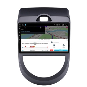 Navigatie dedicata cu Android Kia Soul 2009 - 2013, 6GB RAM, Radio GPS Dual Zone, Display HD QLED 9" Touchscreen, Internet Wi-Fi si slot SIM 4G, Bluetooth, MirrorLink, USB 100296762