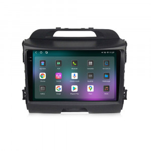 Navigatie dedicata cu Android KIA Sportage 2010 - 2016, 12GB RAM, Radio GPS Dual Zone, Display 2K QLED 9.5" Touchscreen, Internet Wi-Fi si slot SIM 4G, Bluetooth, MirrorLink, USB, Waze 95692