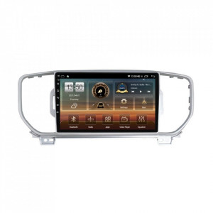 Navigatie dedicata cu Android KIA Sportage 2016 - 2018, 8GB RAM, Radio GPS Dual Zone, Display HD QLED 9" Touchscreen, Internet Wi-Fi si slot SIM 4G, Bluetooth, MirrorLink, USB