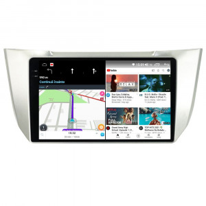 Navigatie dedicata cu Android Lexus RX 2003 - 2009, 12GB RAM, Radio GPS Dual Zone, Display 2K QLED 9.5" Touchscreen, Internet Wi-Fi si slot SIM 4G, Bluetooth, MirrorLink, USB, Waze 99762
