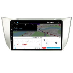 Navigatie dedicata cu Android Lexus RX 2003 - 2009, 2GB RAM, Radio GPS Dual Zone, Display HD QLED 9" Touchscreen, Internet Wi-Fi si slot SIM 4G, Bluetooth, MirrorLink, USB 100290222