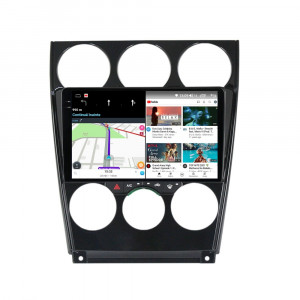 Navigatie dedicata cu Android Mazda 6 2002 - 2008, 8GB RAM, Radio GPS Dual Zone, Display 2K QLED 9.5" Touchscreen, Internet Wi-Fi si slot SIM 4G, Bluetooth, MirrorLink, USB, Waze 110202