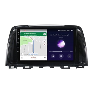 Navigatie dedicata cu Android Mazda 6 2013 - 2015, 4GB RAM, Radio GPS Dual Zone, Display HD QLED 9" Touchscreen, Internet Wi-Fi si slot SIM 4G, Bluetooth, MirrorLink, USB 100289622