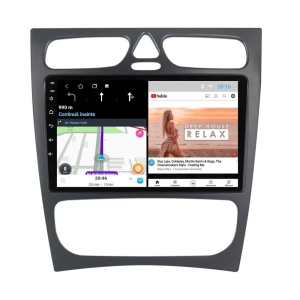 Navigatie dedicata cu Android Mercedes C-Class W203 2000 - 2004, 1GB RAM, Radio GPS Dual Zone, Display HD IPS 9" Touchscreen, Internet Wi-Fi, Bluetooth, MirrorLink, USB 100509222