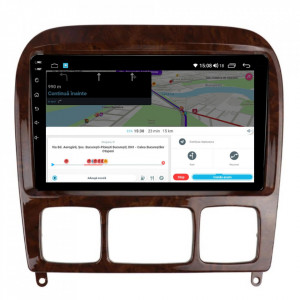Navigatie dedicata cu Android Mercedes S-Class W220 1998 - 2005, 8GB 43032