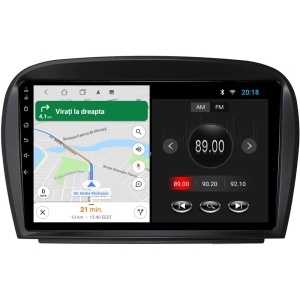 Navigatie dedicata cu Android Mercedes SL R230 2001 - 2012, 1GB RAM, Radio GPS Dual Zone, Display HD IPS 9" Touchscreen, Internet Wi-Fi, Bluetooth, MirrorLink, USB 100520982