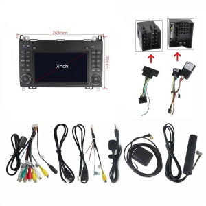 Navigatie dedicata cu Android Mercedes Viano 2007 - 2014, 4GB RAM, Radio GPS Dual Zone, Display HD IPS 7'' Touchscreen, Internet Wi-Fi si slot SIM 4G, Bluetooth, MirrorLink, USB 100007952