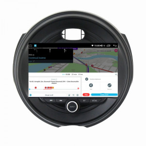 Navigatie dedicata cu Android Mini Cooper / One (F55, F56, F57) 2014 - 2020, 4GB RAM, Radio GPS Dual Zone, Display 2K QLED 9.5" Touchscreen, Internet Wi-Fi si slot SIM 4G, Bluetooth, MirrorLink, USB, Waze 111962
