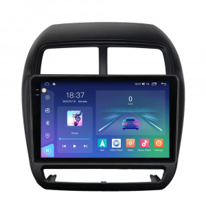 Navigatie dedicata cu Android Mitsubishi ASX 2016 - 2019, 4GB RAM, Radio GPS Dual Zone, Display 2K QLED 9.5" Touchscreen, Internet Wi-Fi si slot SIM 4G, Bluetooth, MirrorLink, USB