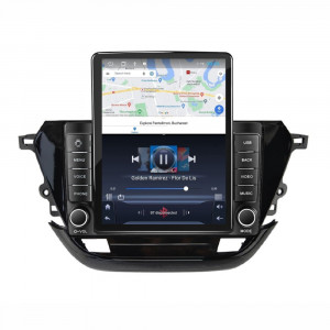 Navigatie dedicata cu Android Opel Corsa F dupa 2019, 1GB RAM, Radio GPS Dual Zone, Touchscreen IPS 9.7" HD tip Tesla, Internet Wi-Fi, Bluetooth, MirrorLink, USB, Waze 91532