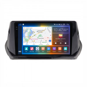 Navigatie dedicata cu Android Peugeot 2008 II dupa 2019, 4GB RAM, Radio GPS Dual Zone, Display 2K QLED 9.5" Touchscreen, Internet Wi-Fi si slot SIM 4G, Bluetooth, MirrorLink, USB, Waze 105822