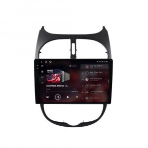 Navigatie dedicata cu Android Peugeot 206 1998 - 2009, 12GB RAM, Radio GPS Dual Zone, Display 2K QLED 9.5" Touchscreen, Internet Wi-Fi si slot SIM 4G, Bluetooth, MirrorLink, USB, Waze 95952