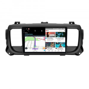 Navigatie dedicata cu Android Peugeot Expert dupa 2016, 8GB RAM, Radio GPS Dual Zone, Display 2K QLED 9.5" Touchscreen, Internet Wi-Fi si slot SIM 4G, Bluetooth, MirrorLink, USB, Waze 110862