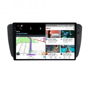 Navigatie dedicata cu Android Seat Ibiza IV 2008 - 2013, 12GB RAM, Radio GPS Dual Zone, Display 2K QLED 9.5" Touchscreen, Internet Wi-Fi si slot SIM 4G, Bluetooth, MirrorLink, USB, Waze 99462