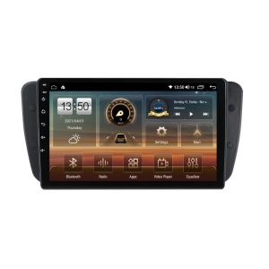 Navigatie dedicata cu Android Seat Ibiza IV 2008 - 2013, 4GB RAM, Radio GPS Dual Zone, Display HD QLED 9" Touchscreen, Internet Wi-Fi si slot SIM 4G, Bluetooth, MirrorLink, USB