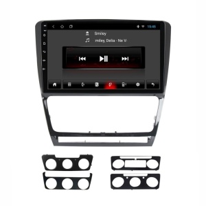 Navigatie dedicata cu Android Skoda Octavia II 2004 - 2013, negru, 1GB RAM, Radio GPS Dual Zone, Display HD IPS 10" Touchscreen, Internet Wi-Fi, Bluetooth, MirrorLink, USB 100480122