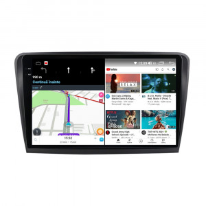 Navigatie dedicata cu Android Skoda Superb II 2008 - 2015, 4GB RAM, Radio GPS Dual Zone, Display 2K QLED 10.36" Touchscreen, Internet Wi-Fi si slot SIM 4G, Bluetooth, MirrorLink, USB, Waze 108682
